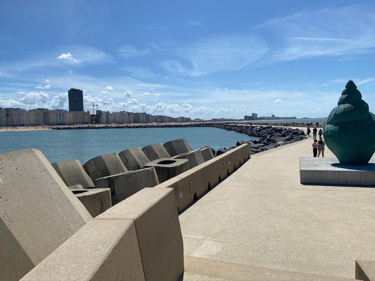 Panoramic View On Beach, Ships, Sea - Place To Be ออสเทนด์ ภายนอก รูปภาพ