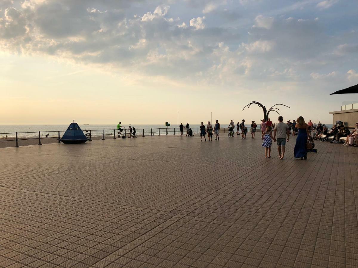 Panoramic View On Beach, Ships, Sea - Place To Be ออสเทนด์ ภายนอก รูปภาพ