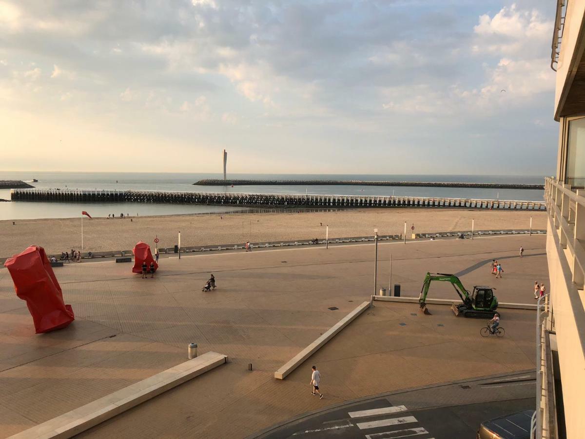 Panoramic View On Beach, Ships, Sea - Place To Be ออสเทนด์ ภายนอก รูปภาพ